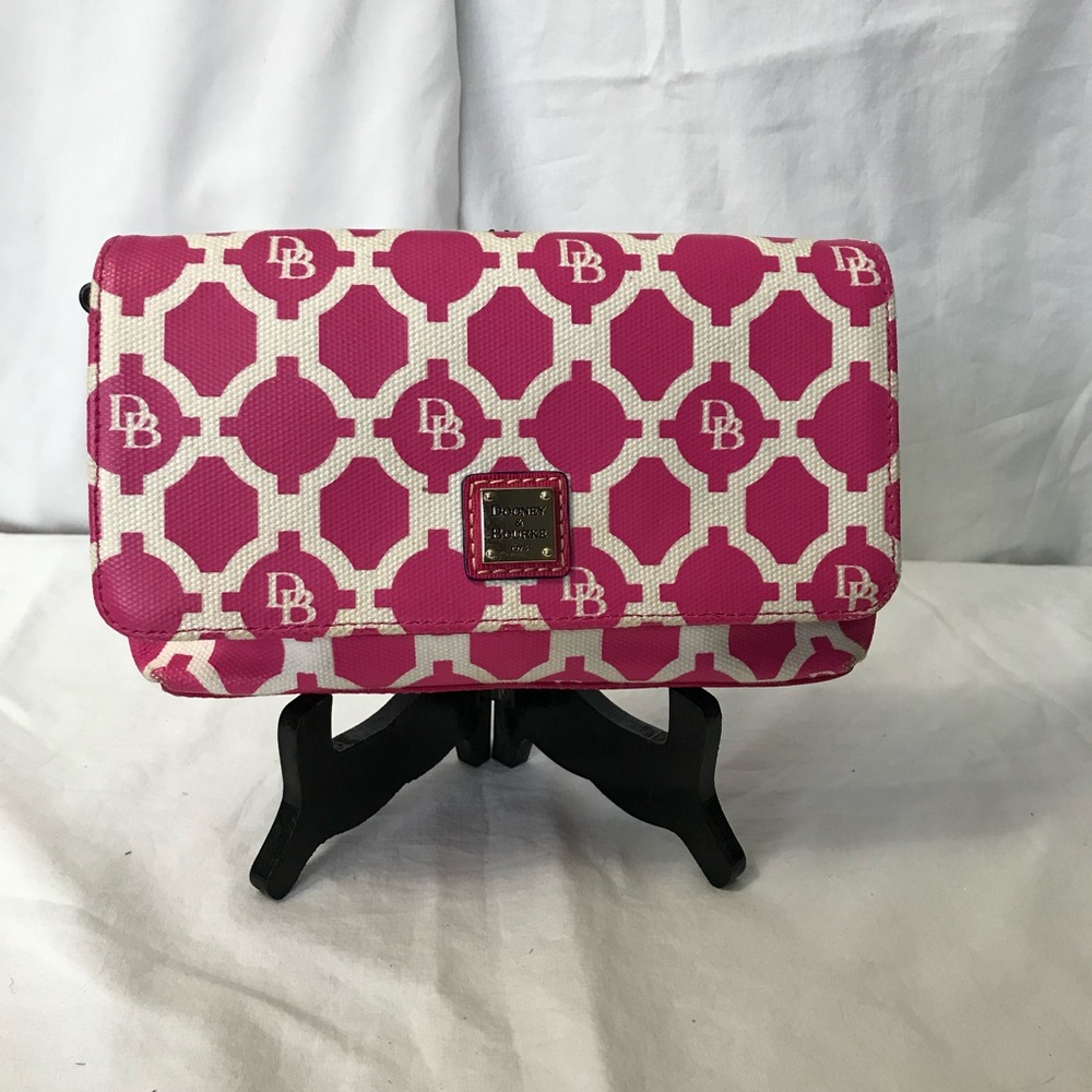 Dooney & Bourke Sanibel Hot Pink Crossbody EUC